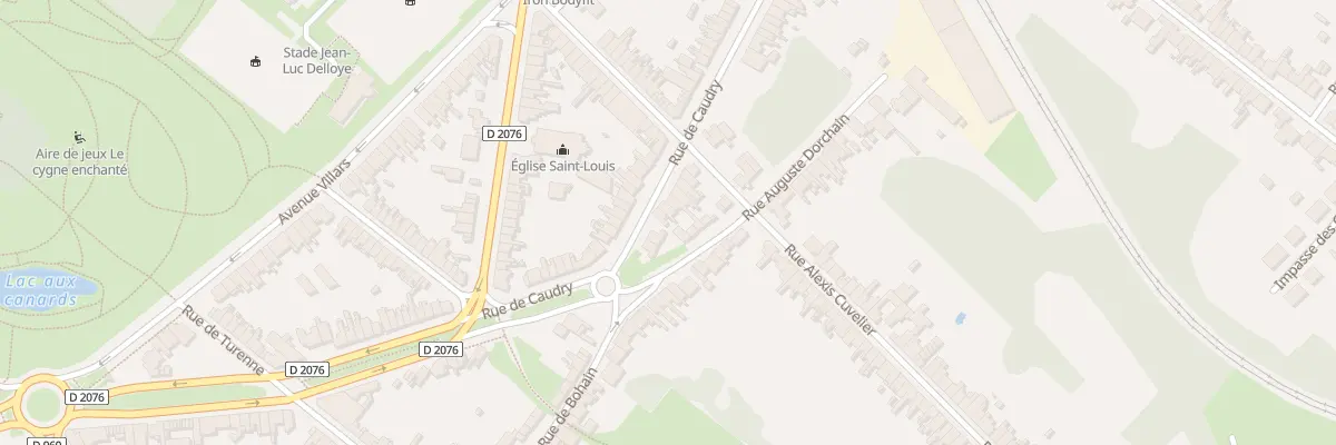 Plan du 100 Rue de Caudry à Cambrai
