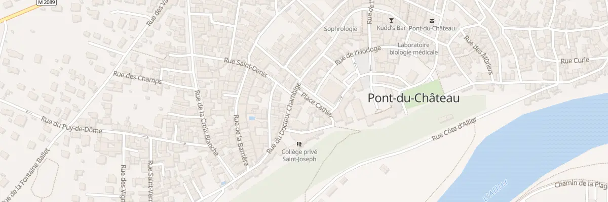Plan du 37 Rue du Docteur Chambige à Pont-du-Château