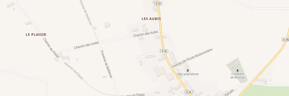 Plan du 3 Chem des Aubis à Bresnay
