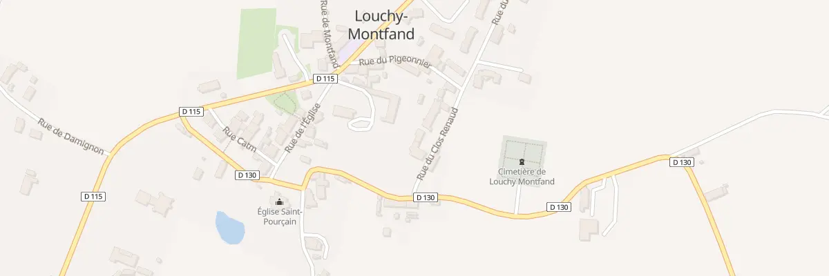 Plan du 5 Rue du Clos Renaud à Louchy-Montfand