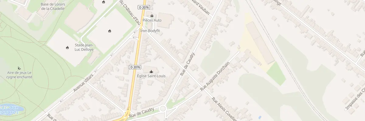Plan du 91 Rue de Caudry à Cambrai