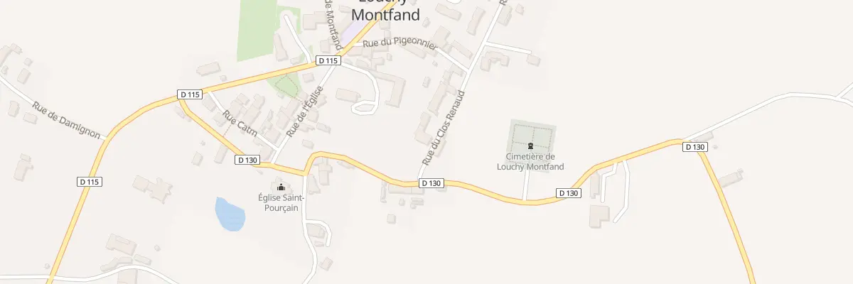 Plan du 3 Rue du Clos Renaud à Louchy-Montfand