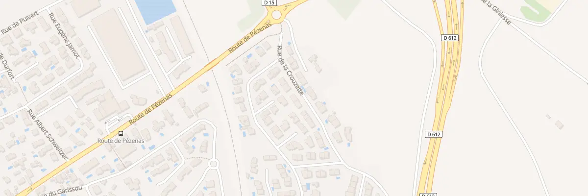 Plan du 72 Rue de la Crouzette à Béziers