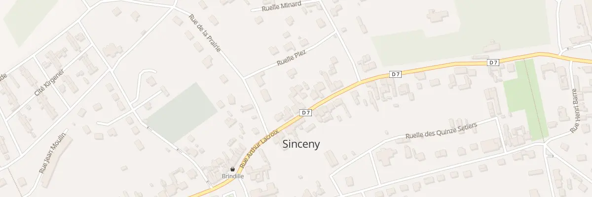Plan du 17 Rue Arthur Lacroix à Sinceny