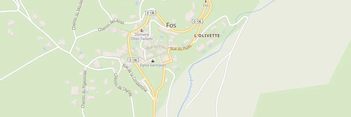Plan du 9 Rue du Puits à Fos