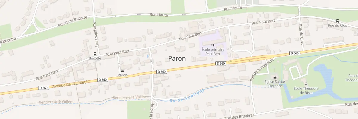 Plan du 73 Rue Paul Bert à Paron