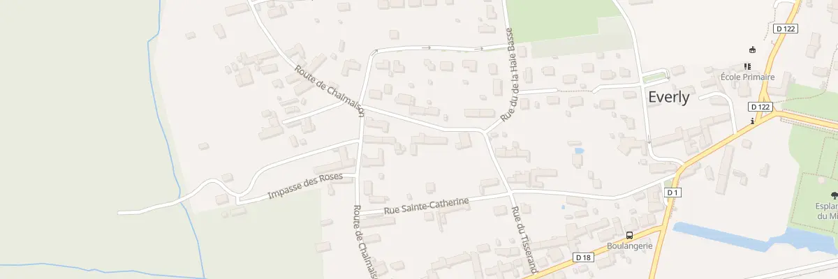Plan du 14 Rue de l’Eglise à Everly