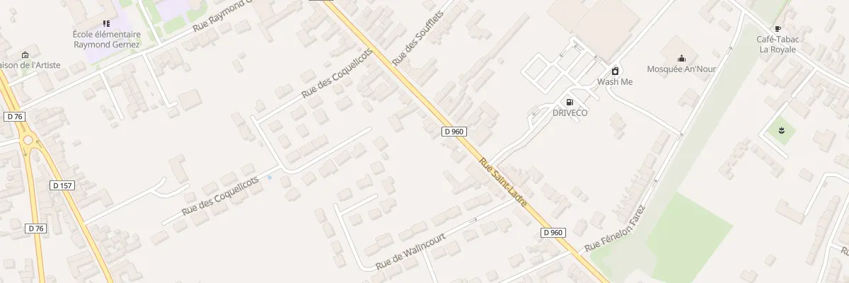 Plan du 142 Rue Saint-ladre à Cambrai
