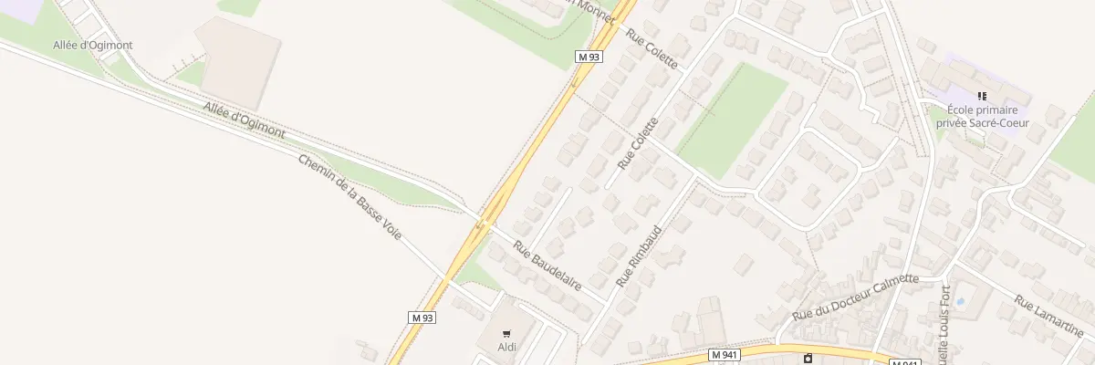 Plan du 7 Rue Verlaine à Baisieux