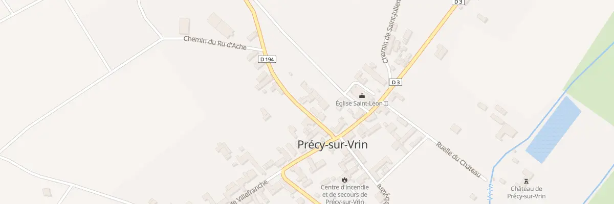 Plan du 4 Rte de Cudot à Précy-sur-Vrin