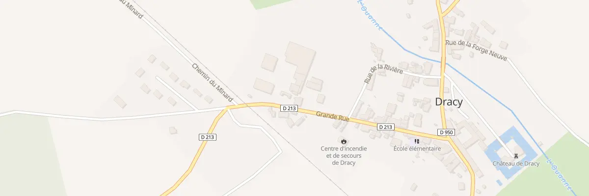 Plan du 20 Grande Rue à Dracy