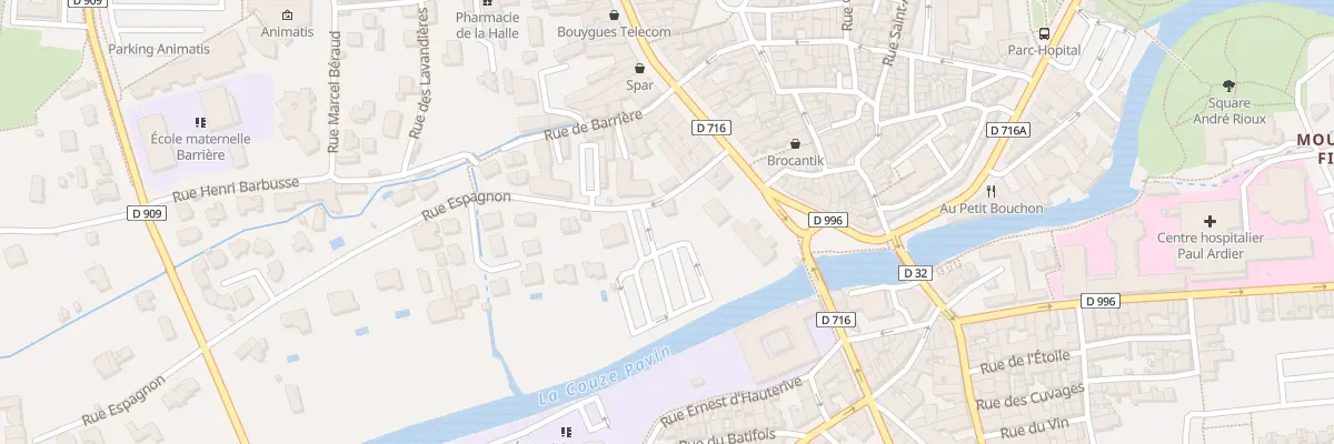 Plan du 11 Rue Espagnon à Issoire
