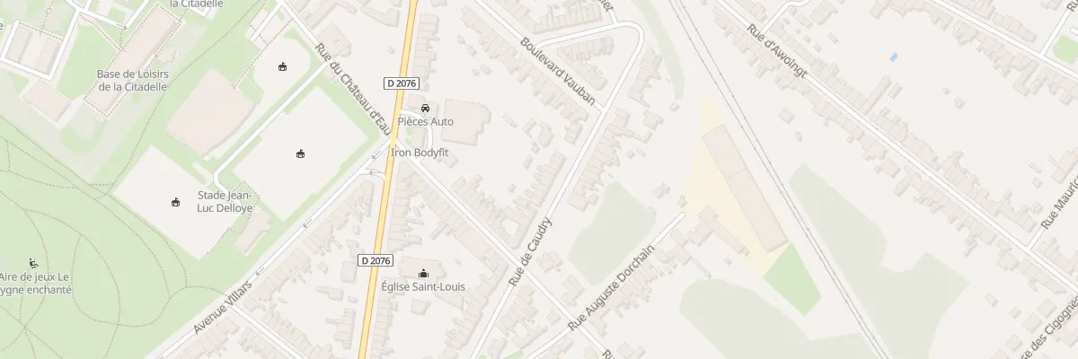 Plan du 109 Rue de Caudry à Cambrai