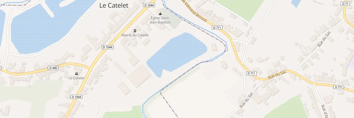 Plan du 5006 Rue du Général Augereau au Catelet