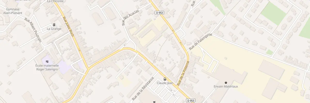 Plan du 9 Rue Claude Jean à Orchies