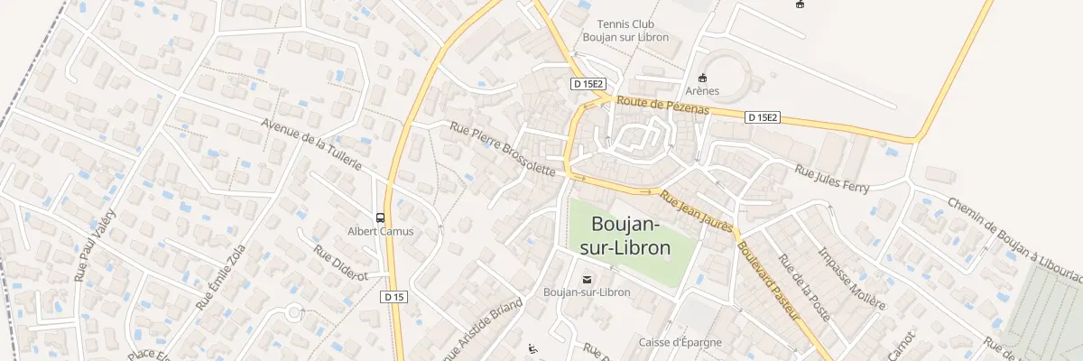 Plan du 7 Rue Pierre Brossolette à Boujan-sur-Libron
