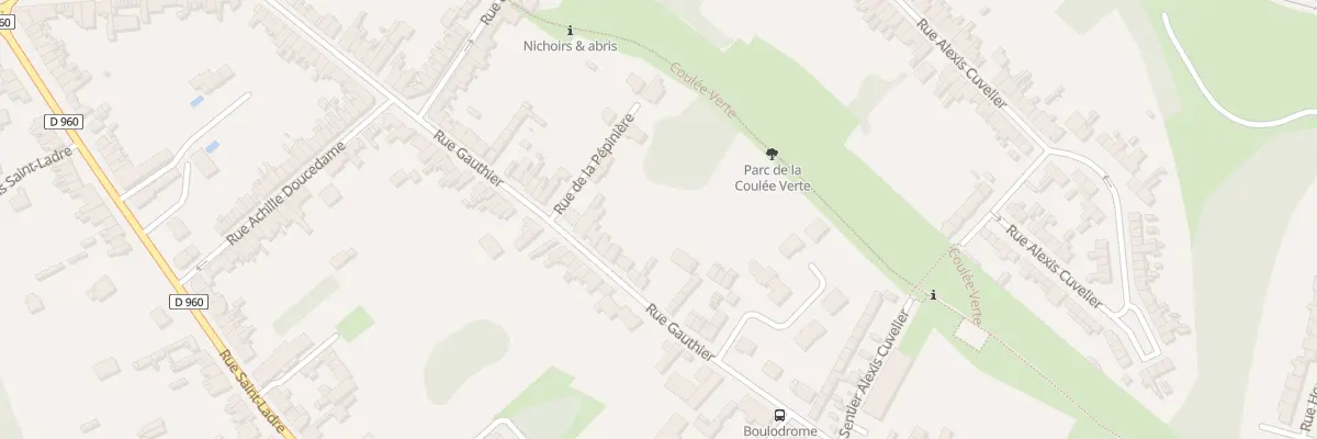 Plan du 65 Rue Gauthier à Cambrai