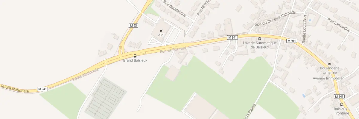 Plan du 1 Rue de Tournai à Baisieux