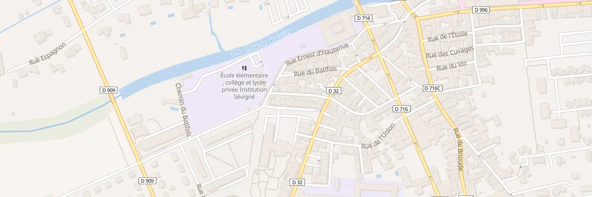 Plan du 15 Rue Jean Paul Sartre à Issoire