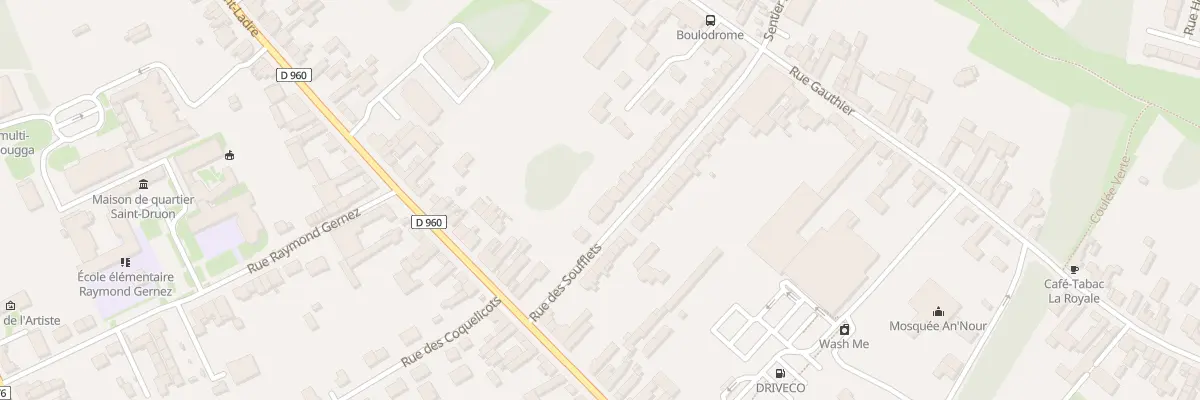 Plan du 15 Rue des Soufflets à Cambrai