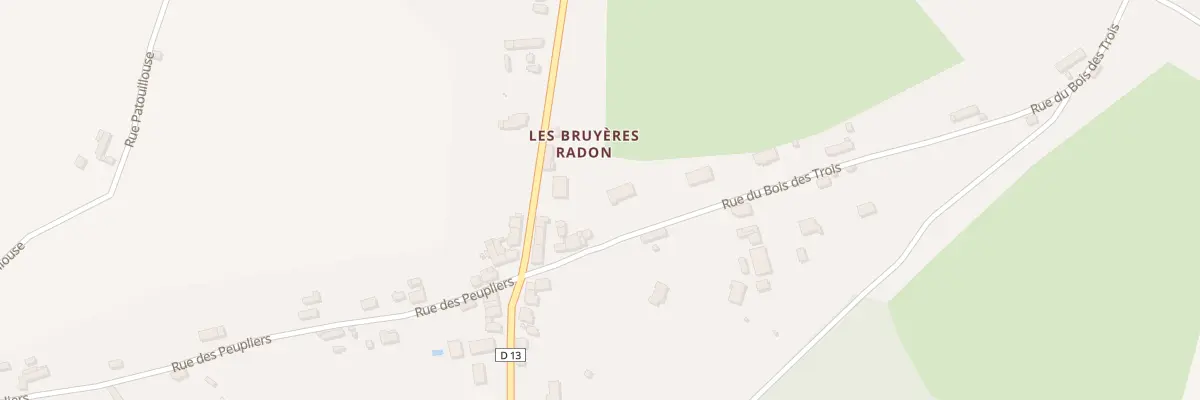 Plan du 9002 Les Bruyeres Radon à Luthenay-Uxeloup