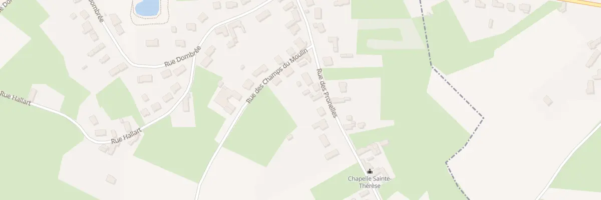 Plan du 210 Rue des Pronelles à Bouvignies