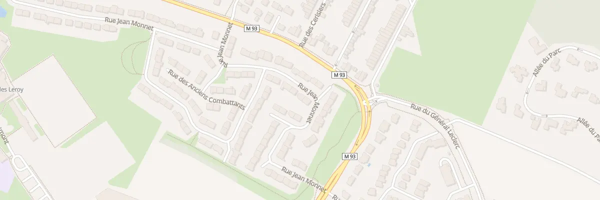 Plan du 56 Rue Jean Monnet à Baisieux