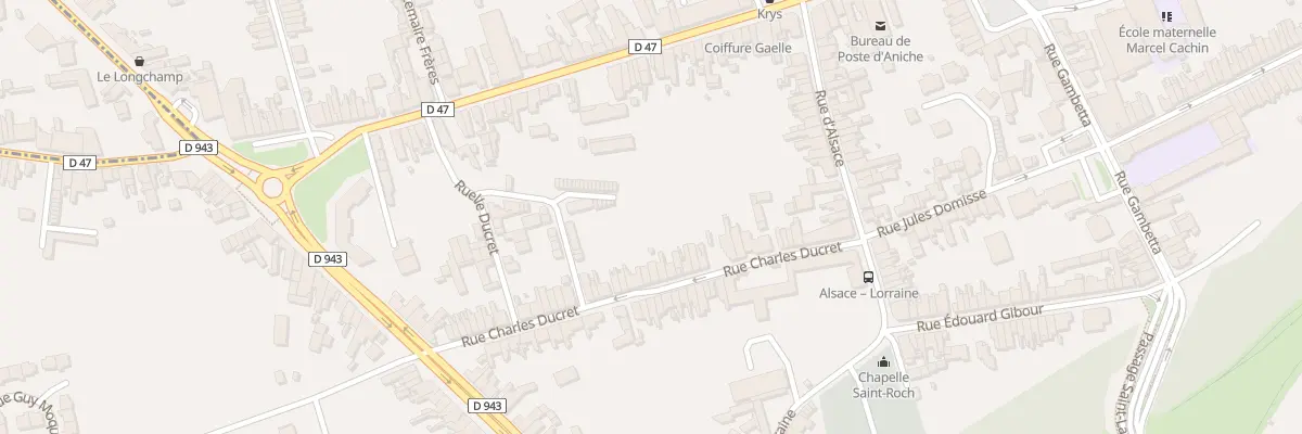 Plan du 36 Rue Ducret à Aniche