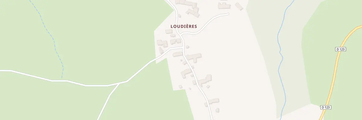 Plan du 5036 Loudiere à Celoux