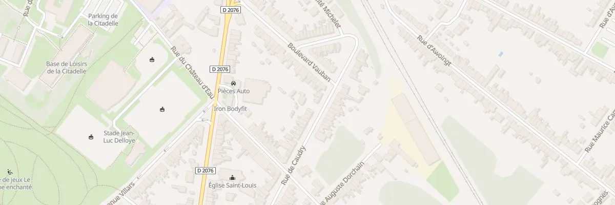 Plan du 121 Rue de Caudry à Cambrai