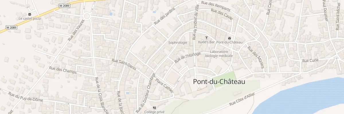 Plan du 23 Rue du Docteur Chambige à Pont-du-Château