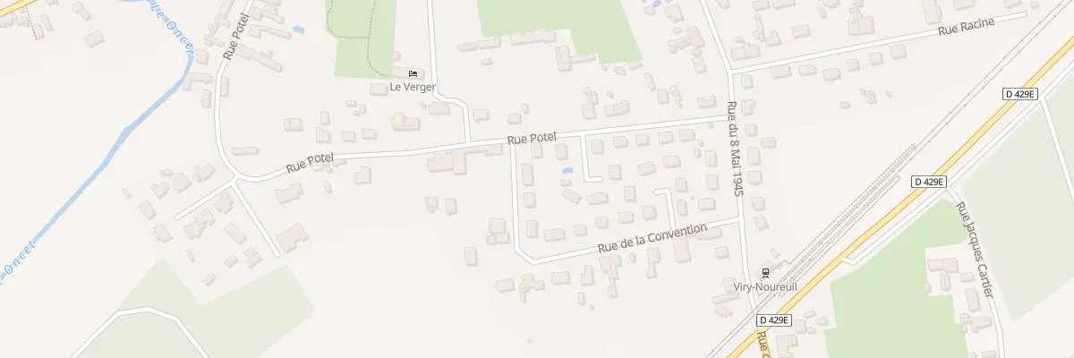 Plan du 1 Rue de la Convention à Viry-Noureuil