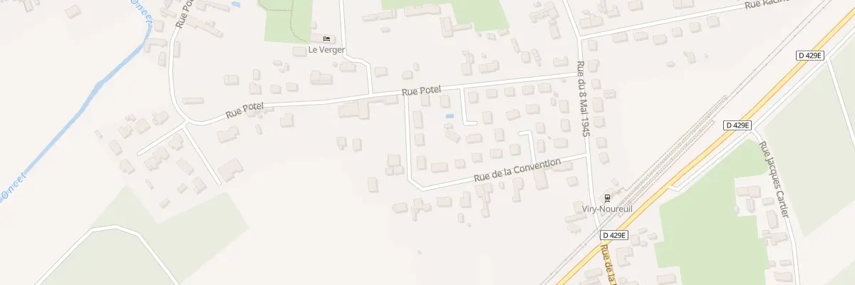Plan du 3 Rue de la Convention à Viry-Noureuil