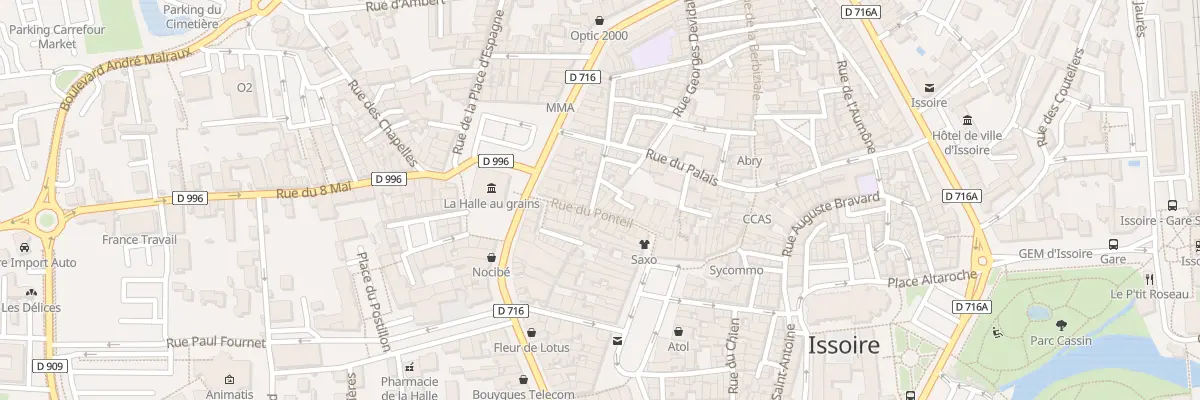 Plan du 2 Rue Nd du Ponteil à Issoire