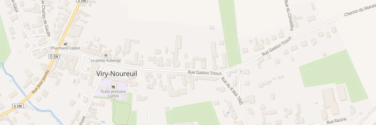 Plan du 39 Rue Gaston Trioux à Viry-Noureuil