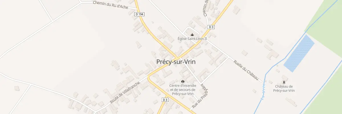 Plan du 26 Le Bourg à Précy-sur-Vrin