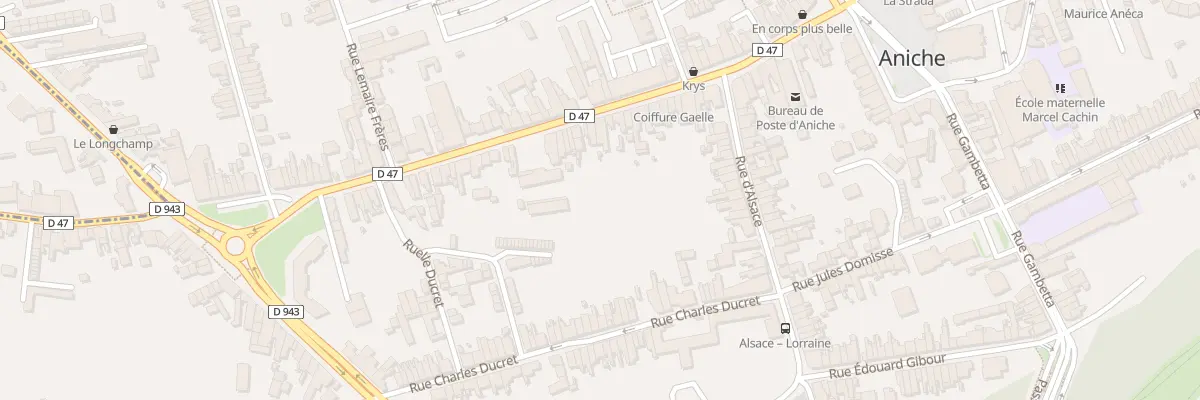Plan du 55 Rue Patoux à Aniche