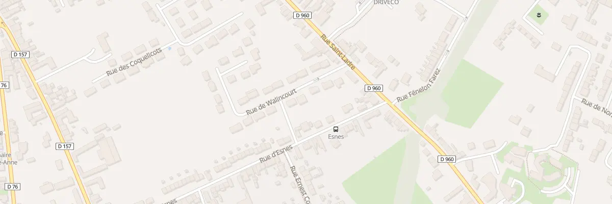 Plan du 7 Rue de Walincourt à Cambrai