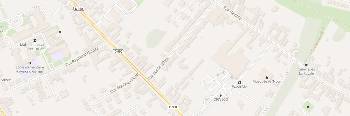 Plan du 16 Rue des Soufflets à Cambrai