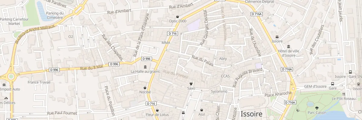 Plan du 42 Rue Nd du Ponteil à Issoire
