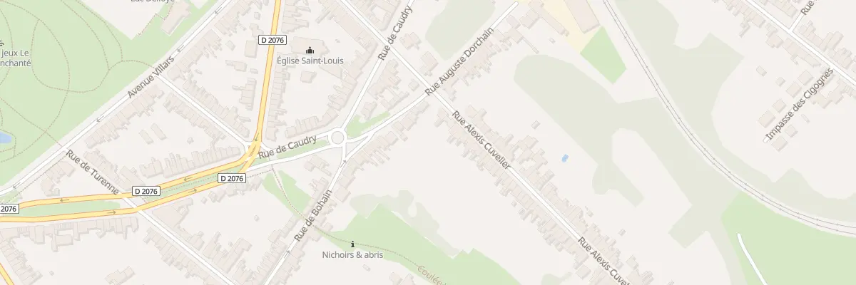 Plan du 14 Rue Auguste Dorchain à Cambrai