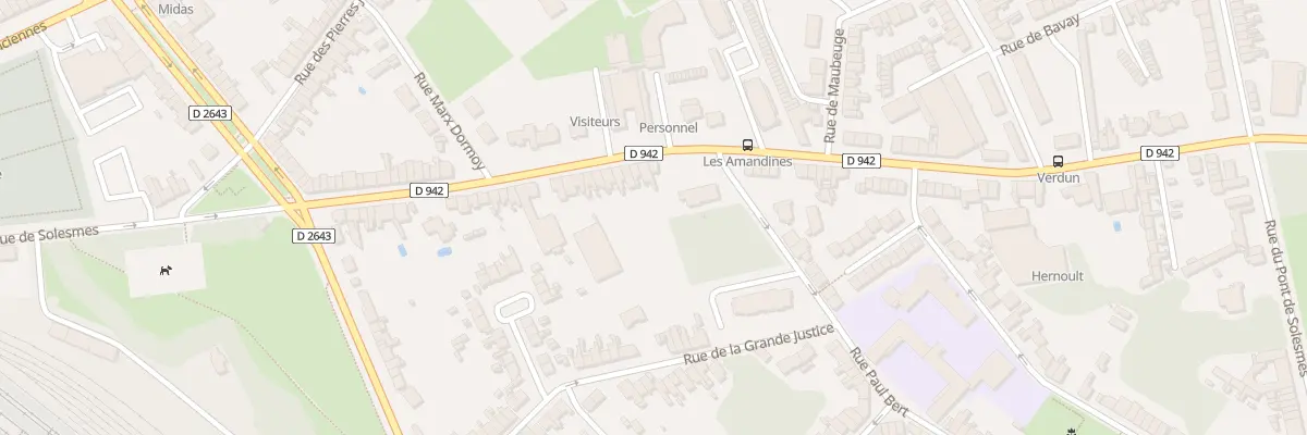 Plan du 52 Rue de Solesmes à Cambrai