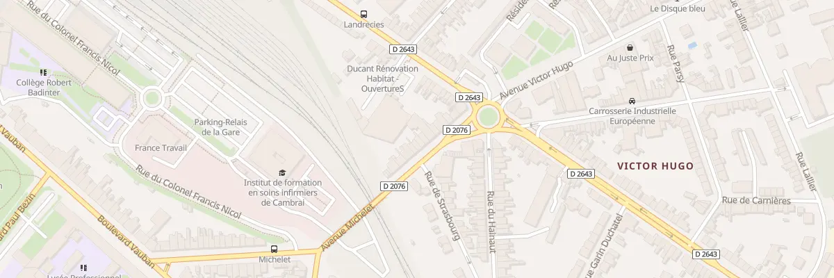 Plan du 47 Av Michelet à Cambrai