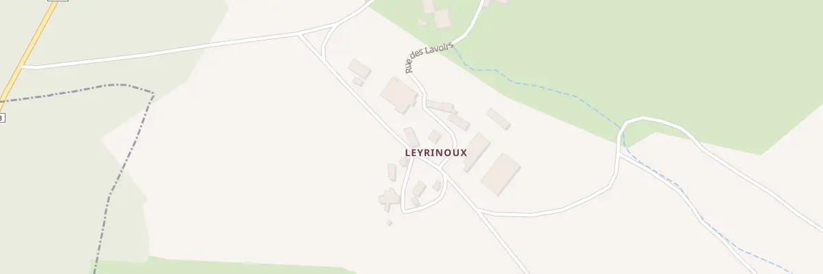 Plan du 5022 Leyrinoux Ouest à Soulages