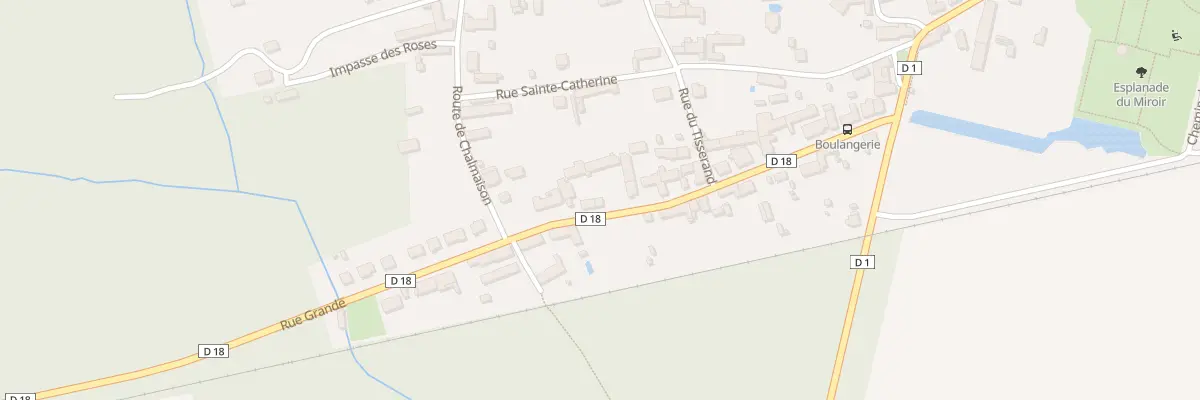 Plan du 34 Rue Grande à Everly
