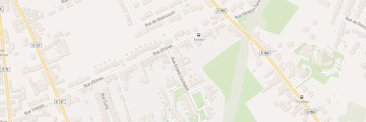 Plan du 5 Rue Ernest Couteaux à Cambrai