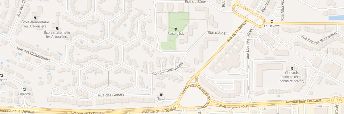 Plan du 10 Rue de Constantine à Béziers