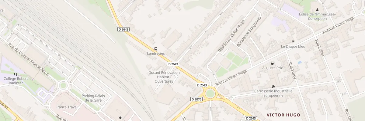 Plan du 2B Rue Jean Mace à Cambrai