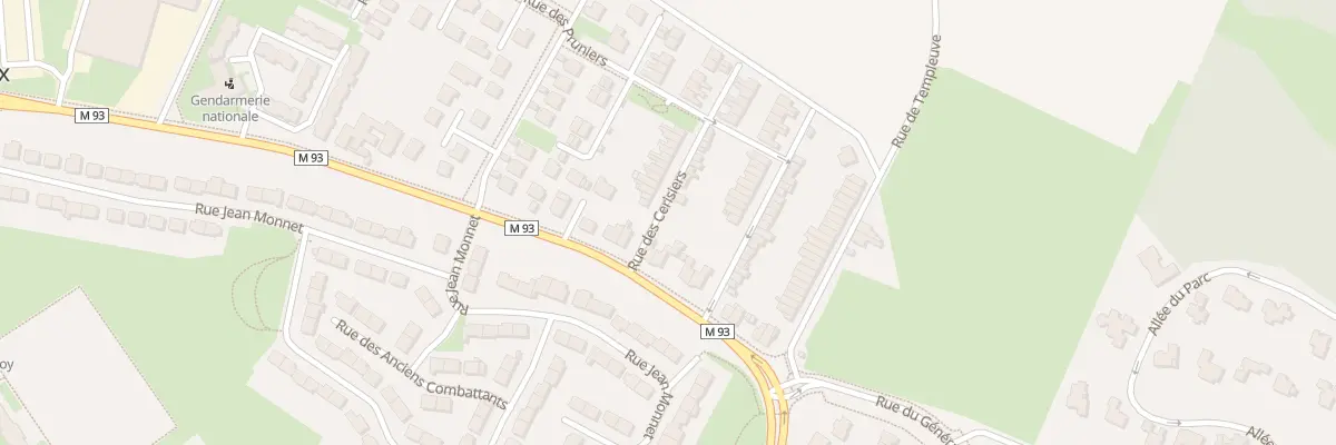 Plan du 1225 Rue de la Mairie à Baisieux