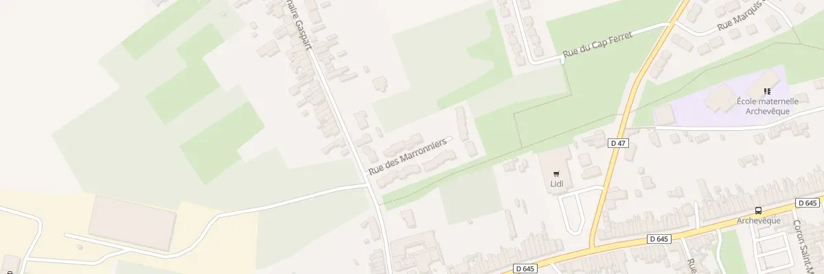 Plan du 9 Rue Coron des Marronniers à Aniche